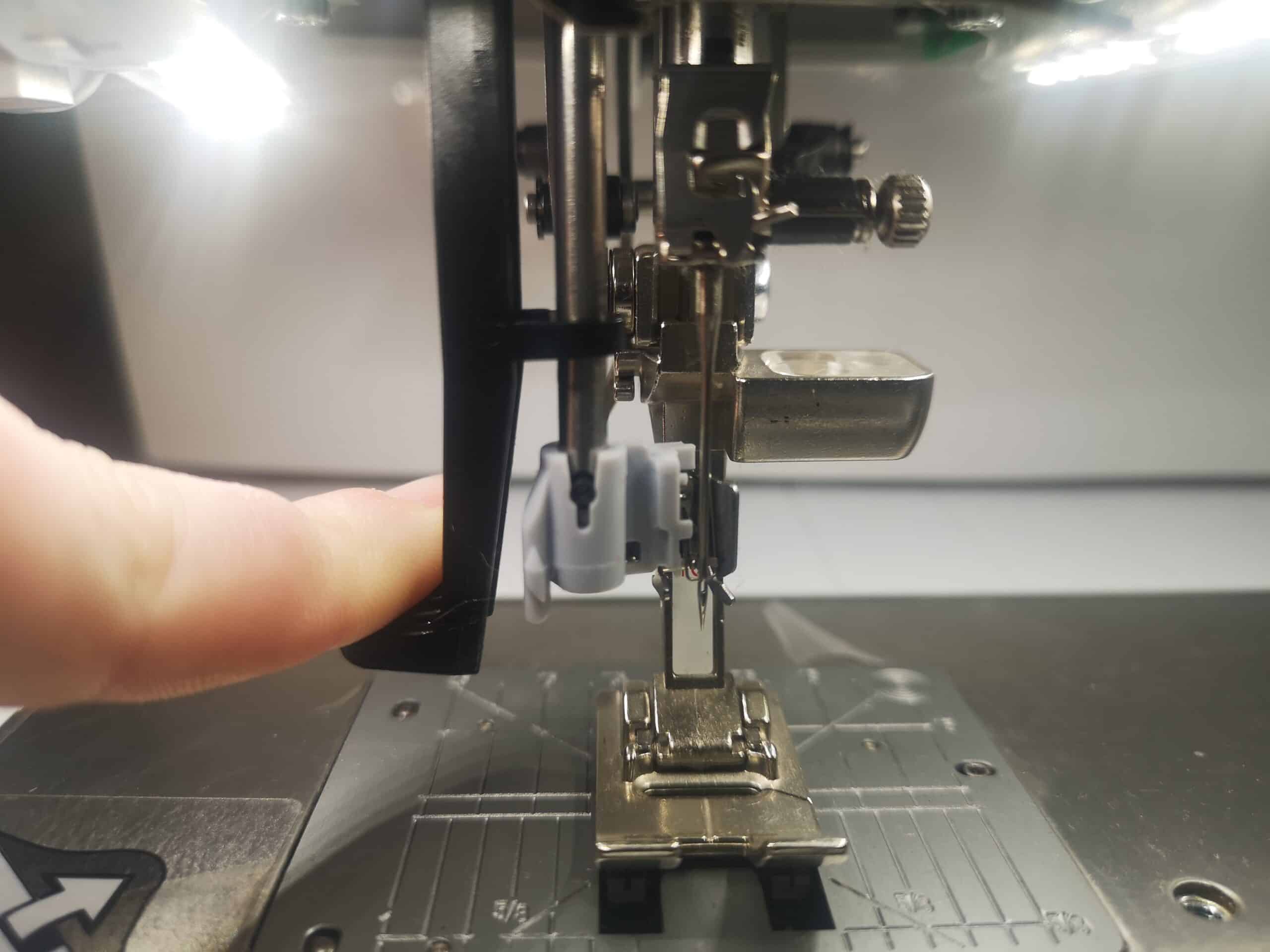 how to thread a double needle on a bernina sewing machine