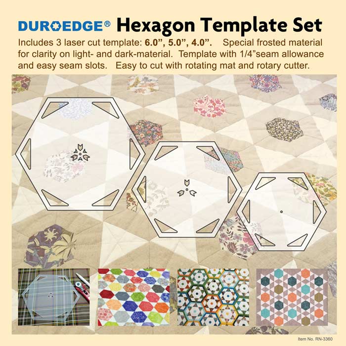 Quilting Hexagon Templates Sewing Direct Quilting Hexagon Templates Sewing Direct