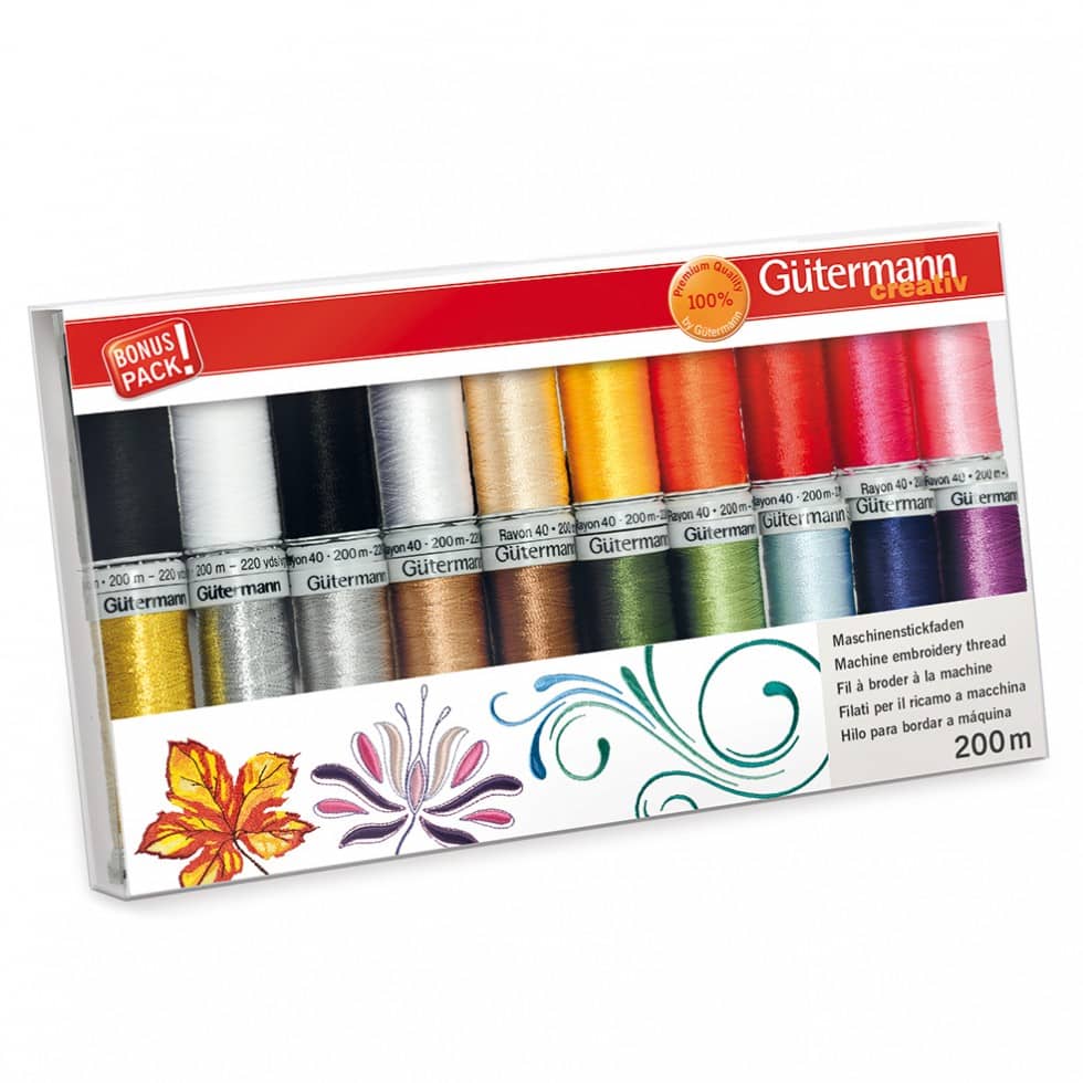 This 40 piece thread set makes the perfect sewing gift