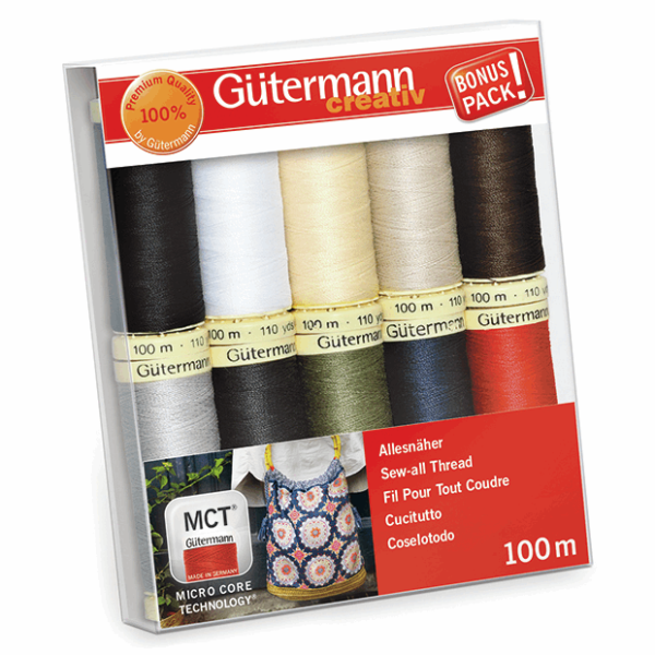 Gutermann Thread Set: Sew-All: 10 x 100m | Great Gift