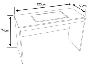 Horn Element Sewing Table Dimension - Sering Direct 