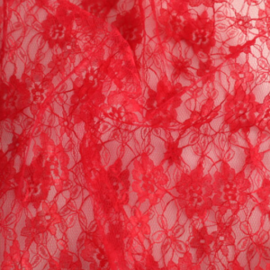 Red Lace, Red Flower Lace, Buy Red Flower Lace at Sewing Direct