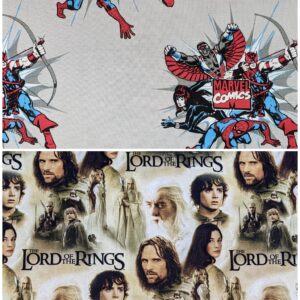 Character Cotton Print, Marvel Comics Cotton, Buy Marvel Comics Cotton at Sewing Direct, Lord Of The Rings Cotton, Buy Lord Of The Rings Cotton at Sewing Direct, TV and Character Cotton prints, buy cotton prints at Sewing Direct
