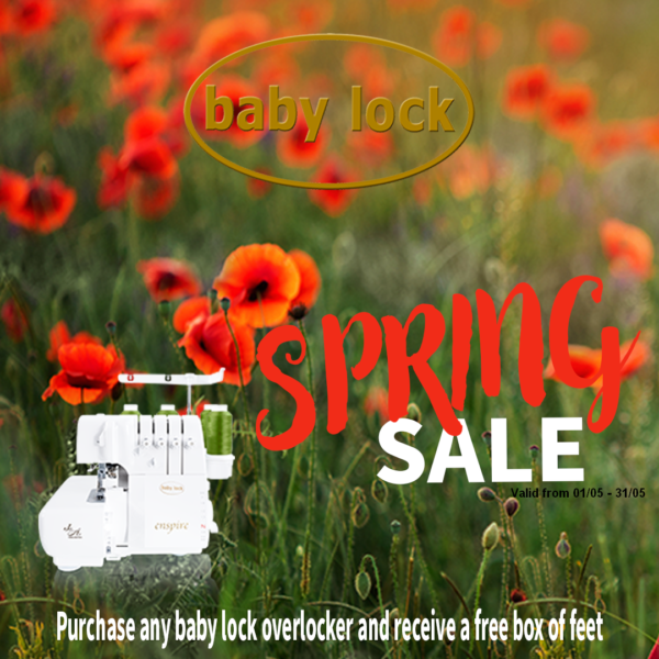 Baby Lock Spring Sale Overlocker Offer - Sewing Direct