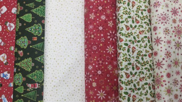 Makower, Makower Christmas Cotton, Christmas Quilting Cotton, Christmas Cotton, Christmas Fabric, Buy Makower Christmas Fabric at Sewing Direct