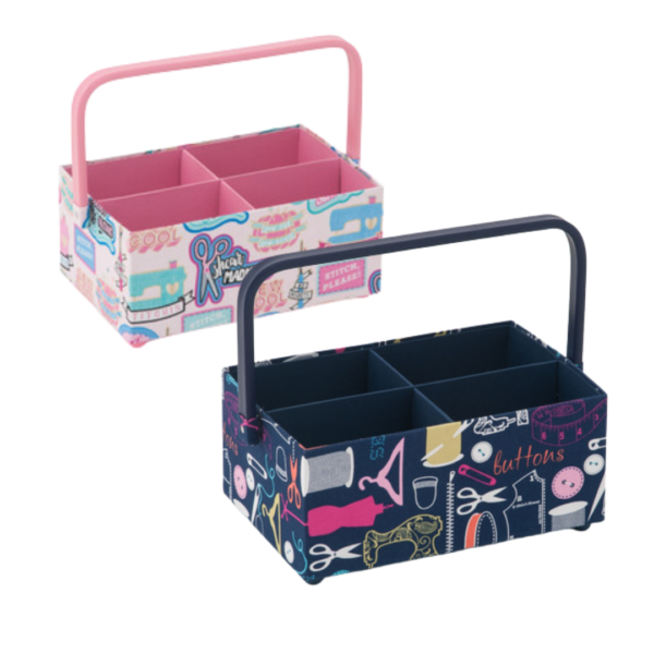 Navy and Pink Craft Organisers