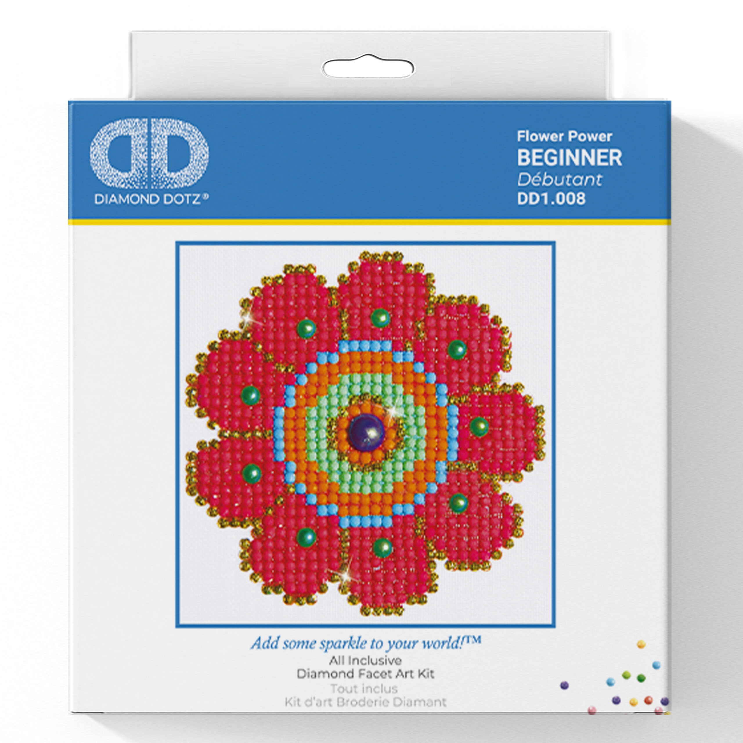 Diamond Painting Kit - Flower Power - Sewing Direct