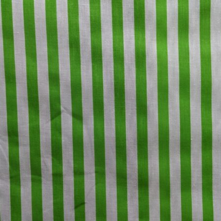 Lime Stripe Poly Cotton - Sewing Direct