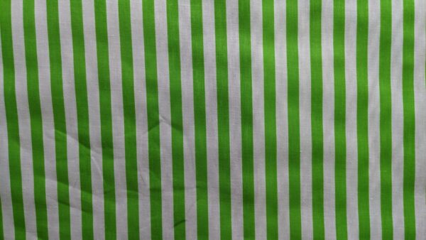 Lime Stripe Poly Cotton - Sewing Direct
