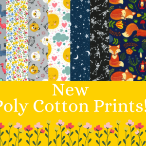**NEW SPRING 2023** Patterned Poly Cotton