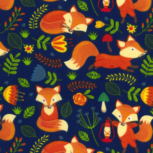 Foxy Friends Fox Poly Cotton - Sewing Direct