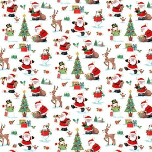 Makower Christmas - Santa Scenic - 2586/W - Sewing Direct