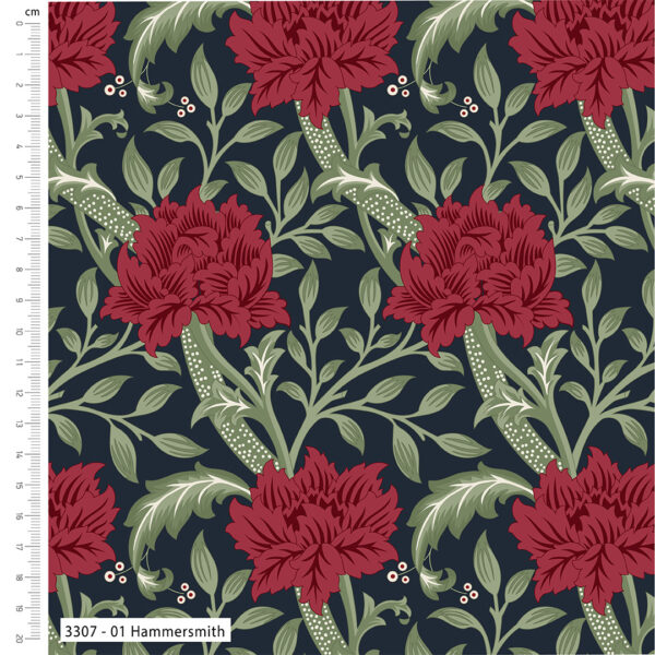 William Morris - Yuletide Bloom - Hammersmith (3307-01) - Sewing Direct