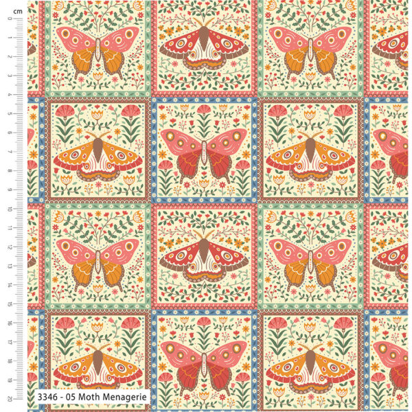 Butterfly Dreams by Alexandra Holt - Moth Menagerie (3346-05) - Sewing Direct