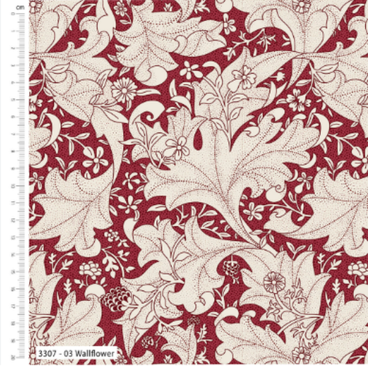 V&A William Morris – Yuletide Bloom – Hammersmith - Organic Cotton Fabric