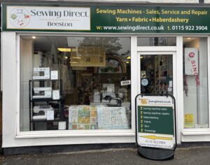 Sewing Direct Shop front. 