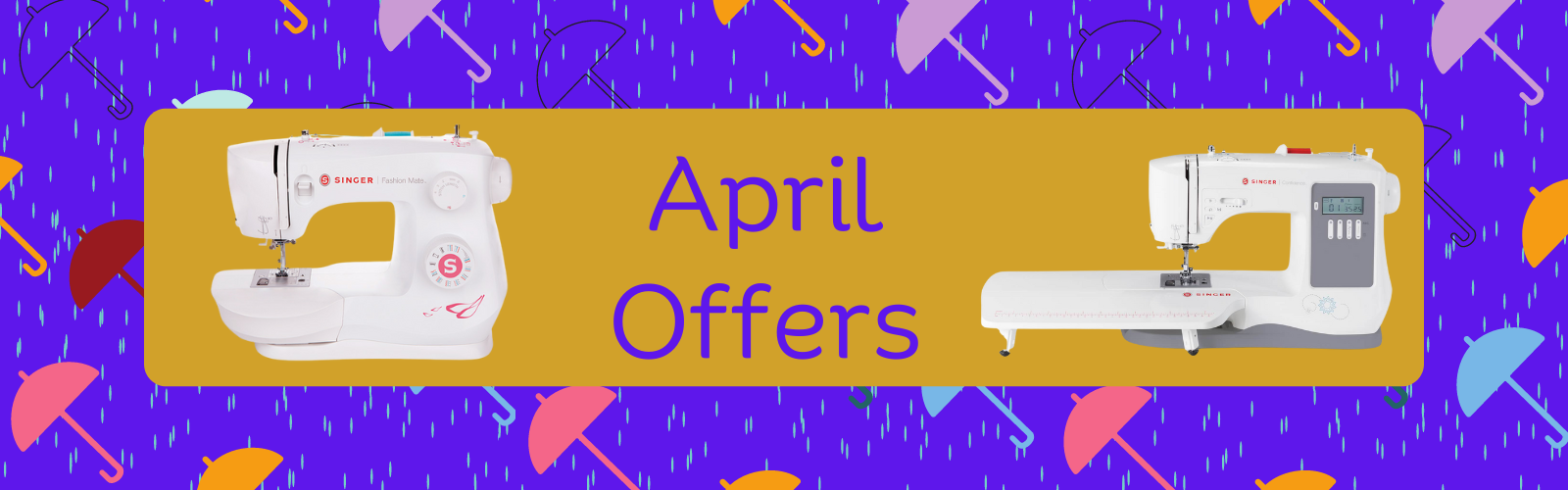 April Offers on Singer Sewing Machines at Sewing Direct