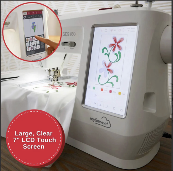 Great Designs on the SE9185 Sewing and Embroidery Machine