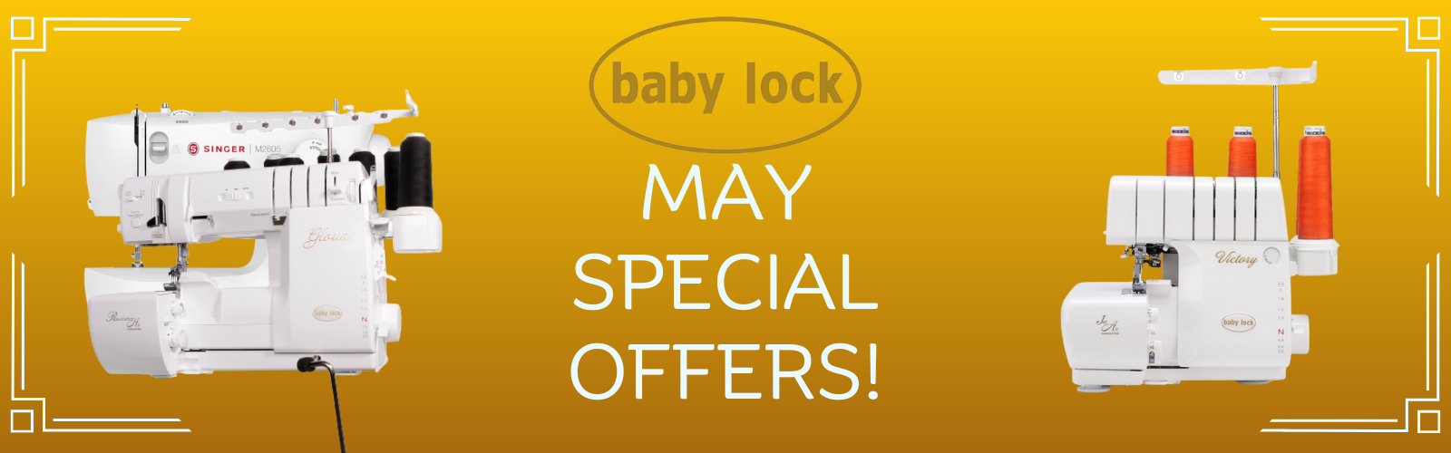 Baby Lock Overlockers and Cover Stitch May Offers - Sewing Direct