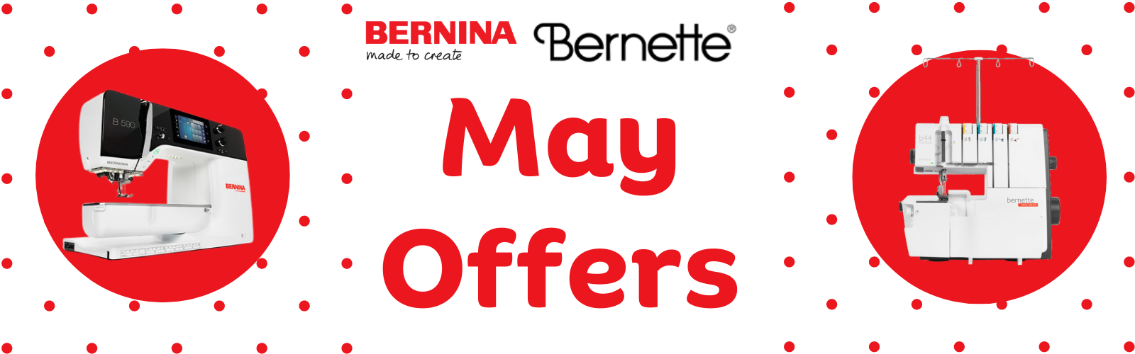 Bernina May Offer - Sewing Direct