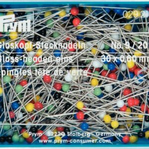 Prym-Glass-Headed-Pins-029212 - Sewing Direct