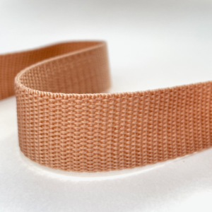 25mm Polypropylene Webbing in Beige - Sewing Direct