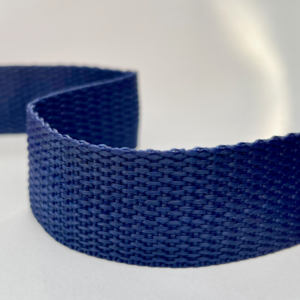 25mm Polypropylene Webbing in Navy - Sewing Direct