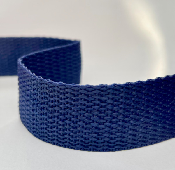 25mm Polypropylene Webbing in Navy - Sewing Direct