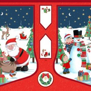 Santa's Christmas Stocking Panel - Sewing Direct