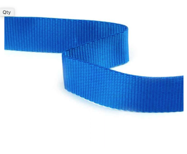 25mm Polypropylene Webbing Royal Blue - Sewing Direct