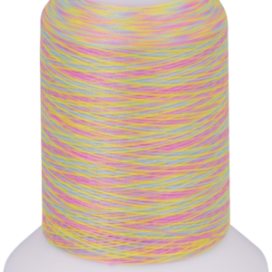 baby lock multi-colour textured thread 1000m variegated thread yellow pink green