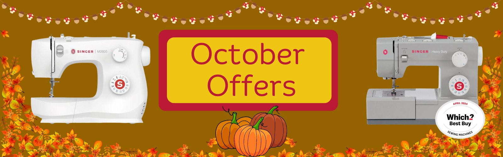 Singer October Offers - Sewing Direct