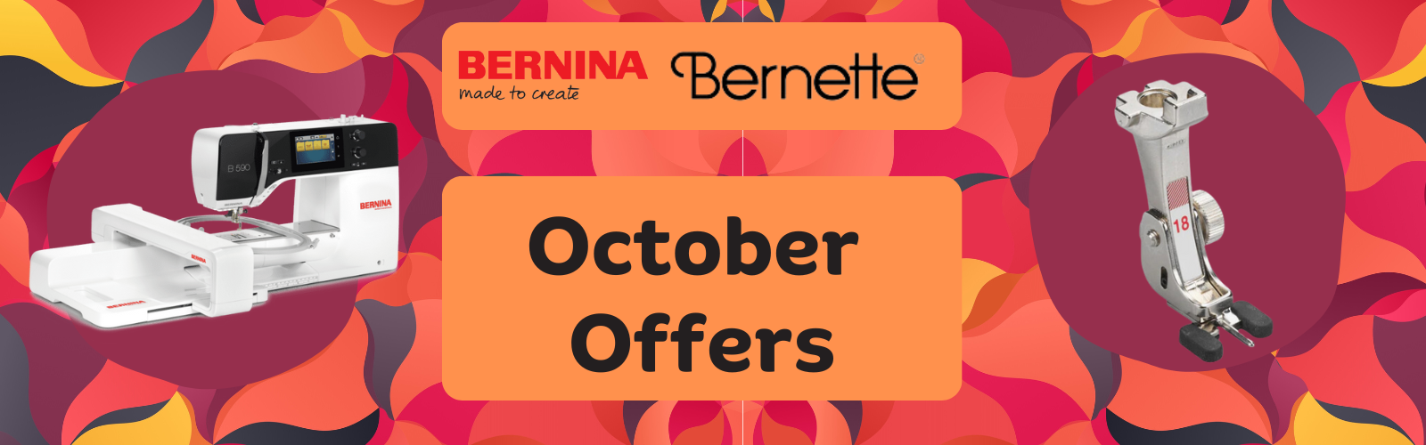 Bernina October Offers - Sewing Direct