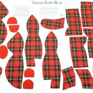 Tartan Teddy Panel - Sewing Direct