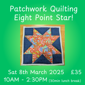 Patchwork Quilting Workshop 8 Point Star - Sewing Direct