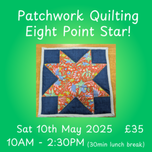 Patchwork Quilting Class Eight Point Star - Sewing Direct