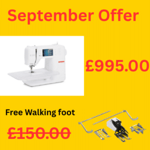 September offer - Bernina 335.00