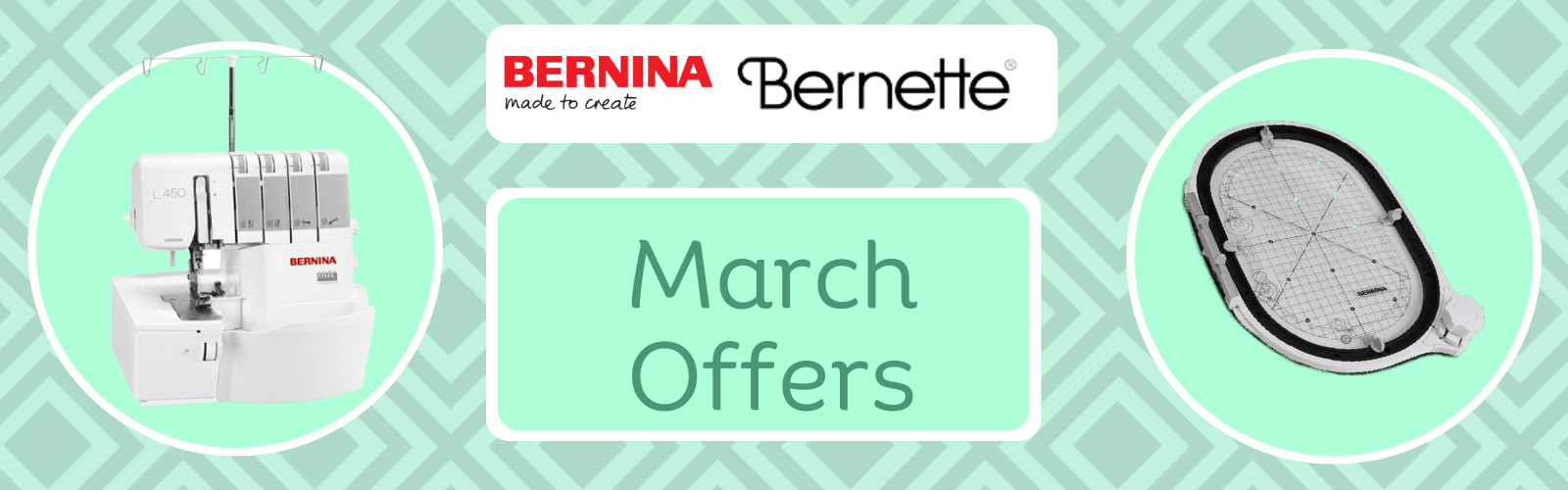 Bernina March Special Offers - Sewing Direct