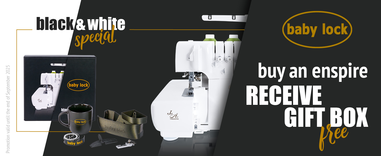 Baby Lock Enspire FREE Gift valid until September 2025 - Sewing Direct