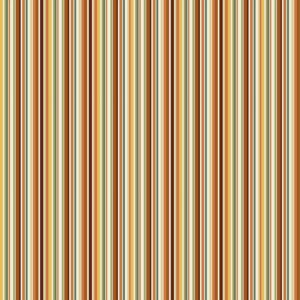 Makower Hello Autumn Cinnamon Stripe - Sewing Direct