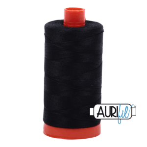 Aurifil Thread 1300m Black 2692 - Buy From Sewing Direct