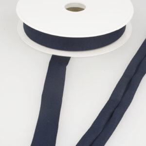 20mm Stretch Jersey Bias Binding Navy - Sewing Direct