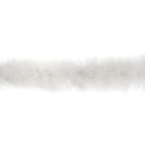 Marabou Feather Trim White - Sewing Direct