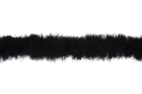 Marabou Feather Trim Black - Sewing Direct