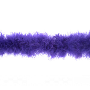 Marabou Feather Trim Purple - Sewing Direct