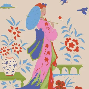 Tilda Bloomsville Garden Vista Dove - Sewing Direct