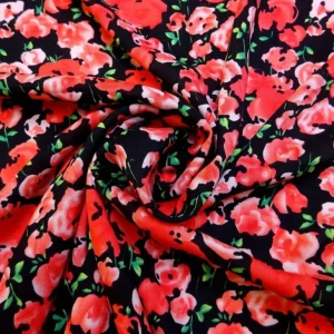 Viscose Floral Meadow Paradise - Sewing Direct