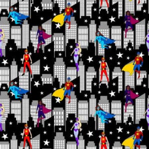 Superheros fabric - Buy from Sewing Direct