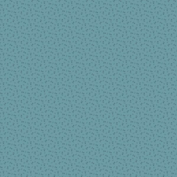 Makower Itsy Bits by Renee Nanneman - Fern Bloom Ocean (1457/T)