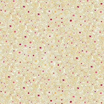 Golden By Makower UK - Cream Scroll